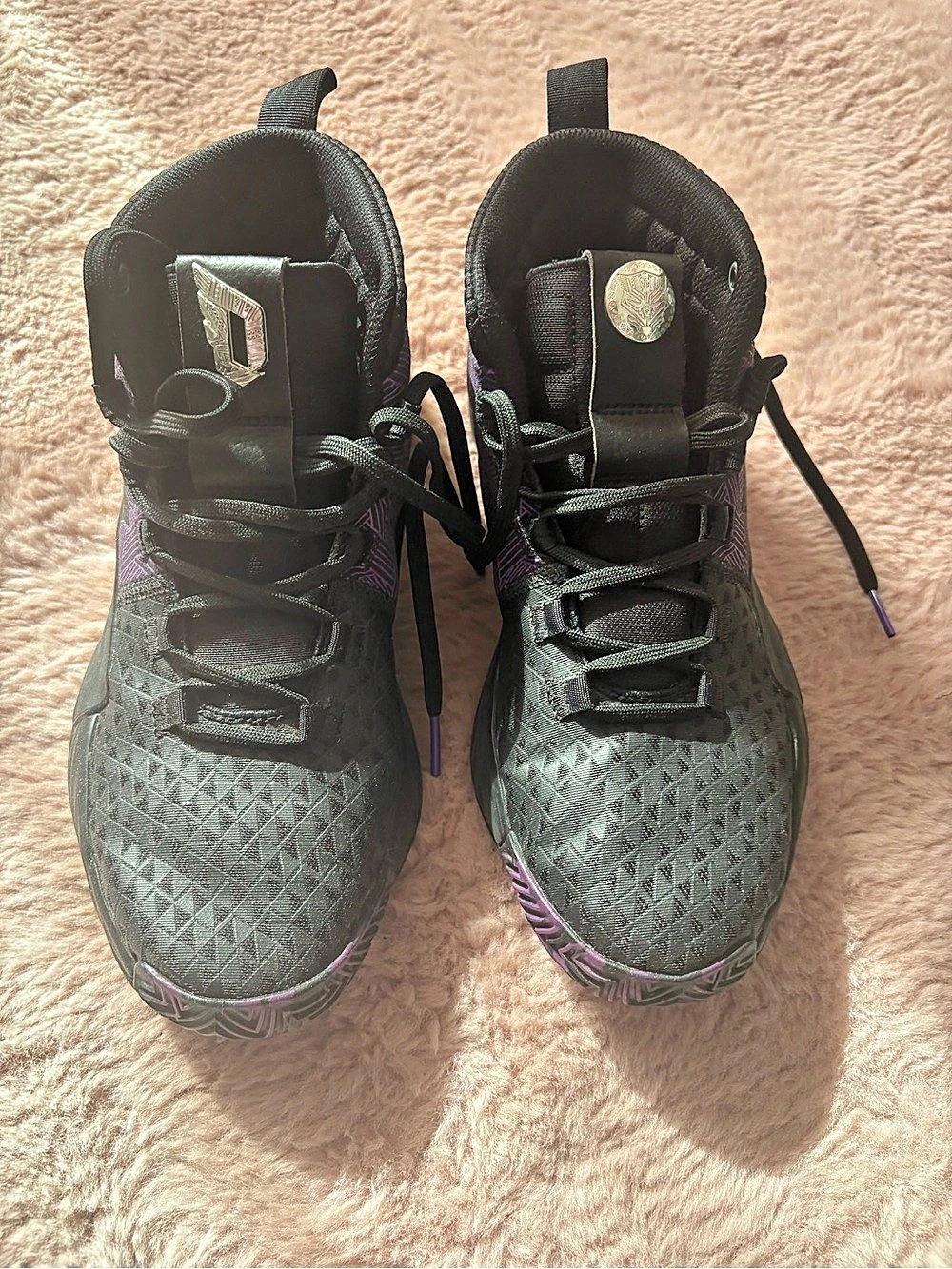 adidas Marvel x adidas Dame 5 J Heroes Among Us Black Panther Dame 5 J Black